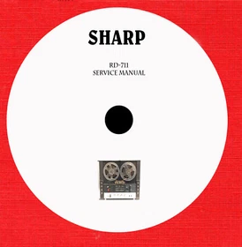 Service manual for Sharp audio video recorder by model on 1 CD in pdf format