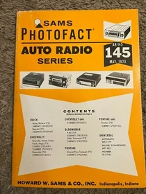 Sams Photofact Auto Radio (100-199) (53-72) UPDATED 