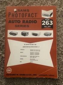 Sams Photofact Auto Radio (200-324)