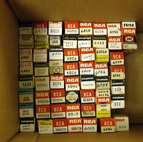 Assorted NOS Miniature Tubes - All Tested (6 volt, 12 volt, 35 volt, 50 volt)