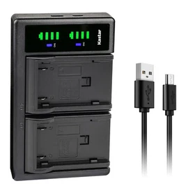 Kastar Battery LTD2 Charger for JVC BN-V428 & JVC GR-DVF11 GR-DVF20 GR-DVF202