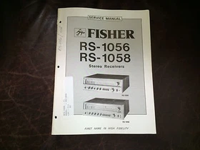Fisher Original Service Manual Factory Repair Schematic Turntable Receiver