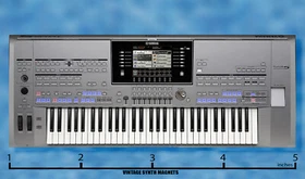 Yamaha GENOS Tyros 2 3 4 5 61 76 SE  EOS YS 100 SYNTHESIZER REFRIGERATOR MAGNET