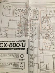Yamaha CX-800/U Stereo Control Amplifier Service Manual