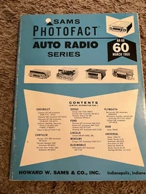 Sams Photofact Auto Radio (100-199) (53-72) UPDATED 