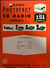 SAMS Photofact CB Radio Series Books 