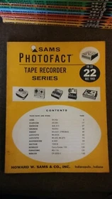 Vintage Sams Photofact Tape Recorder Series Issues From 1958-1972 To Choose From