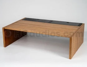 Wood Case for Sansui QRX-9001 &ndash; Plywood with Natural Walnut Color&ndash; 10-Year WRT
