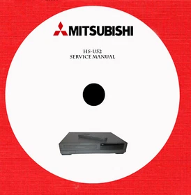 Service manual for Mitsubishi vcr , tape deck by model in pdf format on 1 CD