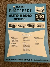 Sams Photofact Auto Radio (100-199) (53-72) UPDATED 