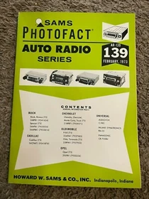 Sams Photofact Auto Radio (100-199) (53-72) UPDATED 