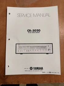 Yamaha  Stereo Receiver CR820, CR-3020 Service & Owner Manual Parts List Bundle