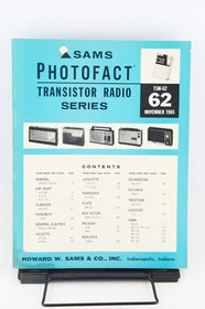Sams Photofact Transistor Radio Series TSM-51 to TSM-70 ACCEPTABLE  (Pick  Vol.)