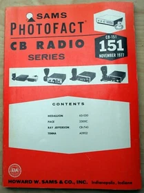 CHOICE SAMS Citizens's Band PHOTOFACTS schematics components parts lists tests