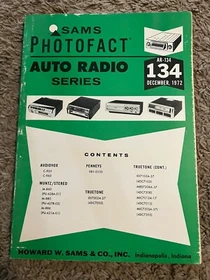 Sams Photofact Auto Radio (100-199) (53-72) UPDATED 