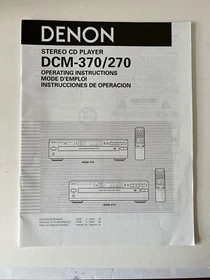 DENON SERVICE MANUALS OR  OPERATING INSTRUCTIONS OR OWNER'S MANUAL- ALL ORIGINAL