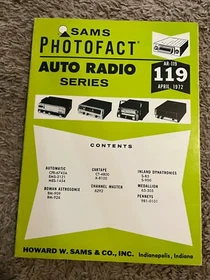 Sams Photofact Auto Radio (100-199) (53-72) UPDATED 