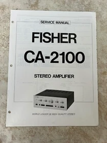 FISHER SERVICE MANUALS - ALL ORIGINAL