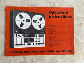 TANDBERG SERVICE MANUALS/OPERATING INSTRUCTIONS  - ORIGINAL