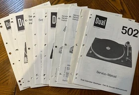 DUAL Service Manuals - ORIGINALS