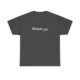 McIntosh MC-240 Badge Logo T-Shirt Hifi Audio Audiophile Amp Retro Vintage Gift