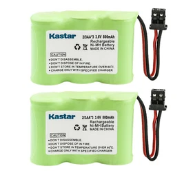 Kastar Cordless Phone Battery for Panasonic KX-T3962 KX-T3965 KX-T3967 KX-T3980