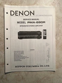 DENON SERVICE MANUALS OR  OPERATING INSTRUCTIONS OR OWNER'S MANUAL- ALL ORIGINAL