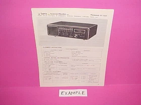 SAMS SCANNER-MONITOR SERVICING DATA SERVICE SHOP MANUAL CHOOSE YOUR MODEL 8
