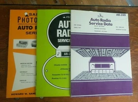 Sams Photofact Auto Radio Series
