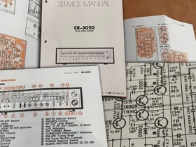 Yamaha CR-620, CR-1020,  CR-2040/3020 Stereo Receiver Service/Owner's Manual