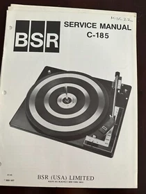 BSR Service Manuals  ORIGINALS