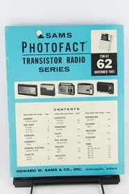 Sams Photofact Transistor Radio Series TSM-51 to TSM-79 GOOD (Pick  Volume)