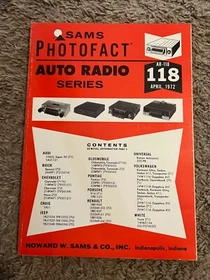 Sams Photofact Auto Radio (100-199) (53-72) UPDATED 