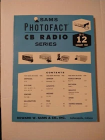 Vintage Lot SAMS Photofact CB Radio Series Manuals 1970 thru 1980.  Collectable