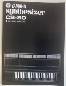 Yamaha Synthesizer CS-80 Service Manual, Owner's Manual (Pick 1)