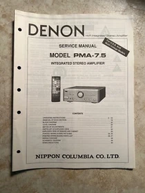 DENON SERVICE MANUALS OR  OPERATING INSTRUCTIONS OR OWNER'S MANUAL- ALL ORIGINAL