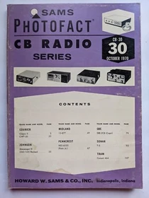 SAMS Photofact CB Radio Series Manuals - You Choose, Qty Discounts 1 $10, 4 $16