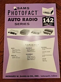 Sams Photofact Auto Radio Schematic Manuals 140-199 (ea.) chose from available.