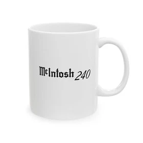 McIntosh MC-240 Badge 11 oz Mug - Vintage Hifi Audiophile Audio Vacuum Tube Gift