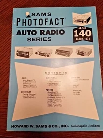 Sams Photofact Auto Radio Schematic Manuals 140-199 (ea.) chose from available.