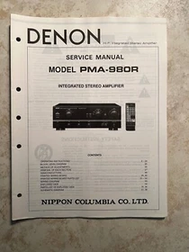 DENON SERVICE MANUALS OR  OPERATING INSTRUCTIONS OR OWNER'S MANUAL- ALL ORIGINAL
