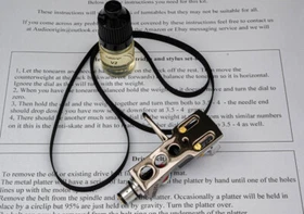 Luxury Cartridge, Stylus, Drive Belt, Oil, Sansui SR-B200, SR-3030, SR-2050, 27