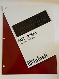 MCINTOSH OWNER'S MANUALS (SOME WITH SERVICE INFORMATION) - ALL ORIGINAL