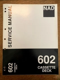 Original NAD Service Manual for Cassette Decks ~ Select One