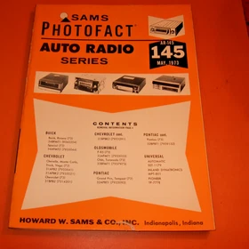 Sams Photofact Auto Radio Series AR- Transistor Radio Service TSM- Manual U-PICK