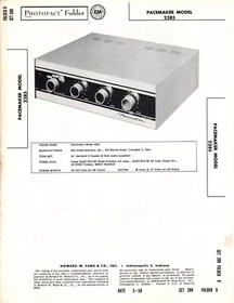 Sams Photofacts Technical Manuals (You Choose Model) See Description Below B-3