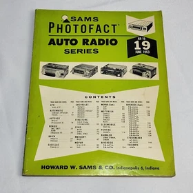 SAMS Photofact Auto Car Radio Repair Guides Schematics You Choose the Issue