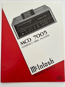 MCINTOSH OWNER'S MANUALS (SOME WITH SERVICE INFORMATION) - ALL ORIGINAL
