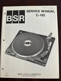 BSR Service Manuals  ORIGINALS