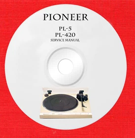 Service manual for Pioneer audio recorder by model on 1 cd in pdf format